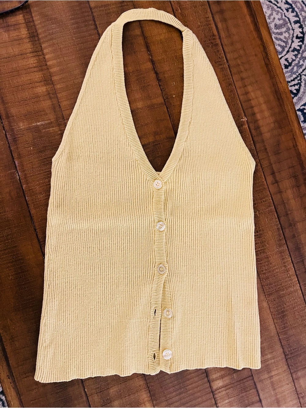 NWOT Ribbed Sweater halter size s